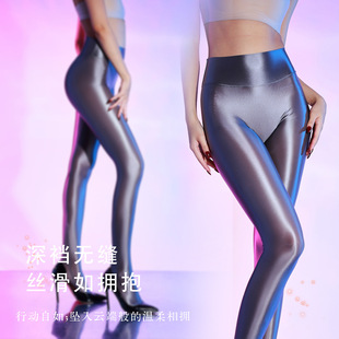诉吻「阿波罗」无缝裆油亮加厚光泽舍宾打底裤 袜 80d性感紧身连裤