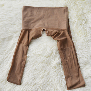 收腹高腰无痕小开洞反光8D油亮面膜薄款 丝袜子 性感肤色灰色白连裤