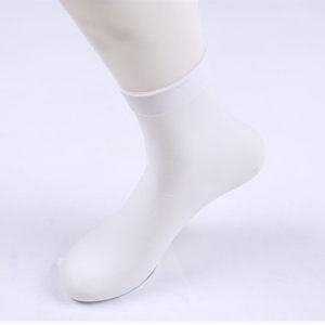 120D白色短袜男女堆堆袜天鹅绒