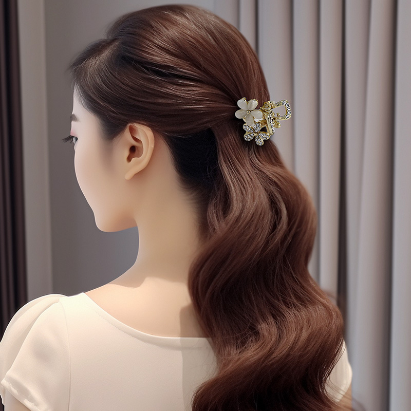 韩国刘海花朵小号夹子头饰