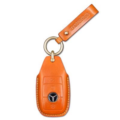 纯牛皮纯铜手艺活制作钥匙套