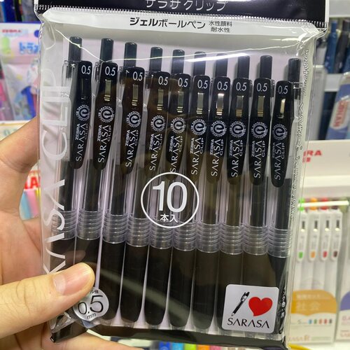 考试必买本土版刷题10支黑笔速干