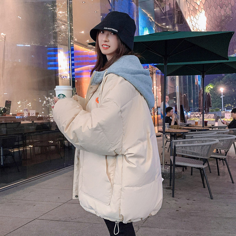加厚面包服短款羽绒棉衣棉服女韩版宽松秋冬季外套棉袄2021年新款