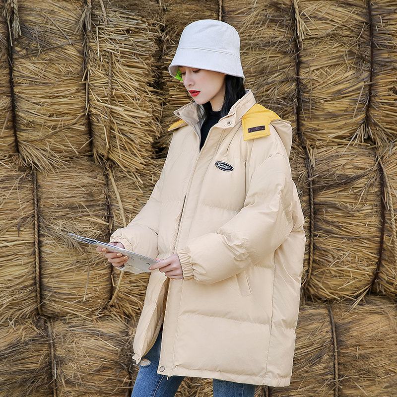 oversize面包服短款棉衣棉服女2025年新款潮秋冬季外套女装厚棉袄