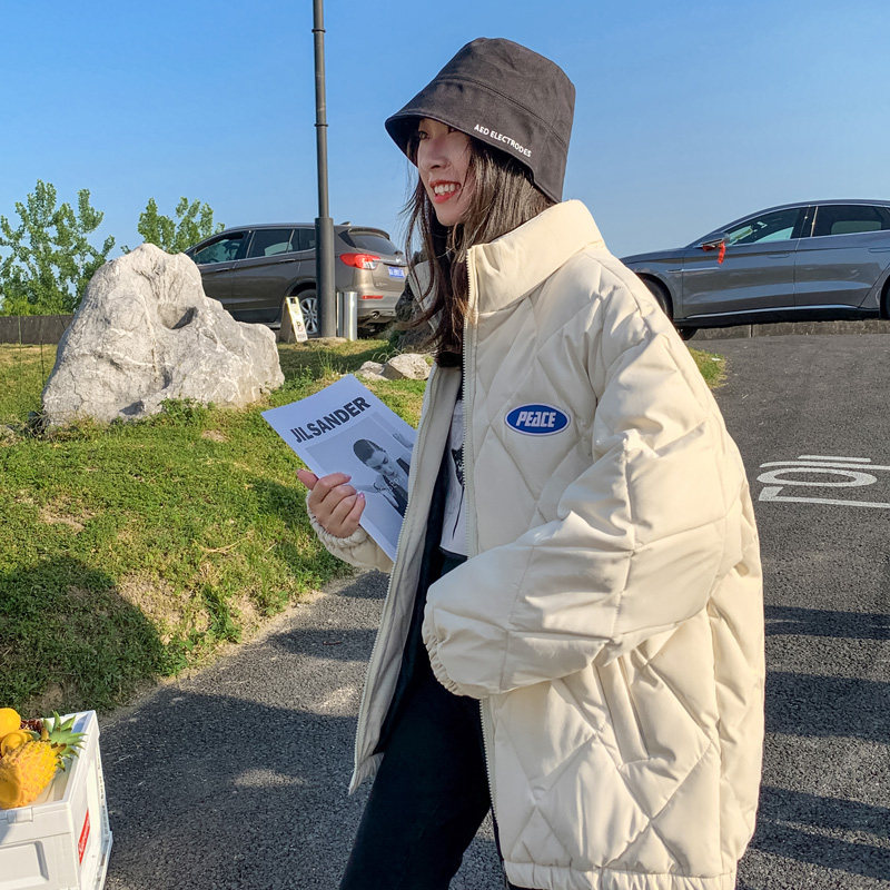 加厚面包服短款羽绒棉衣棉服女韩版宽松秋冬季外套棉袄2021年新款