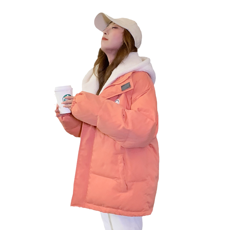 和锋金羽短款oversize棉服外套