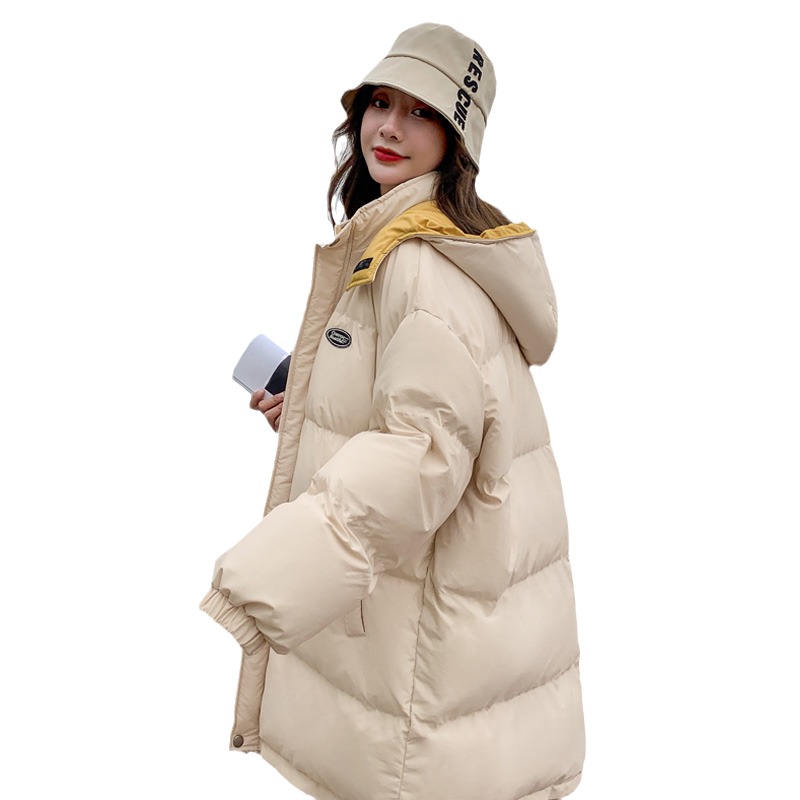 秋冬季短款面包服oversize