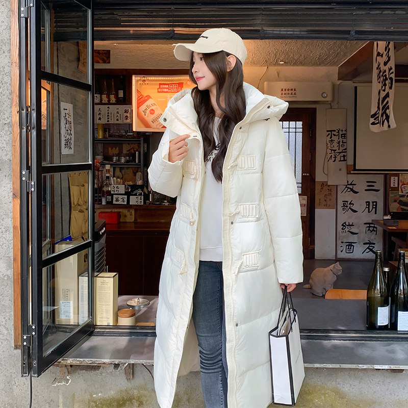 新款保暖2024冬季过膝羽绒棉服