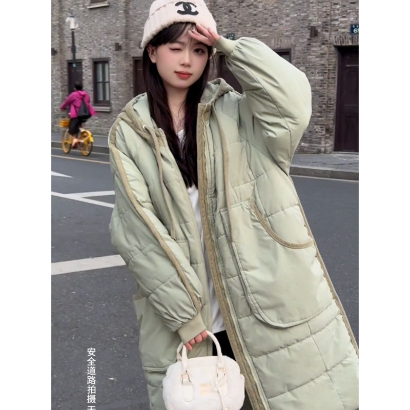 加厚面包服棉服韩版棉衣宽松棉服冬季外套女装中长款棉袄2025新款