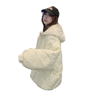 oversize面包服短款棉衣棉服女2026年新款潮秋冬季外套女装厚棉袄