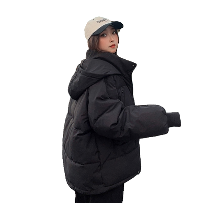 和锋金羽短款oversize棉服外套