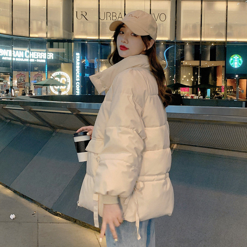 加厚面包服短款羽绒棉衣棉服女韩版宽松秋冬季外套棉袄2021年新款