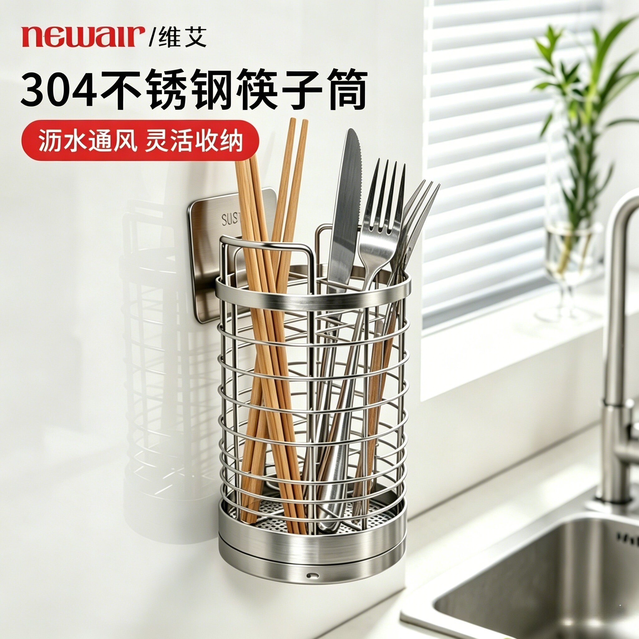厨房筷子勺子收纳架家用高档新款图片