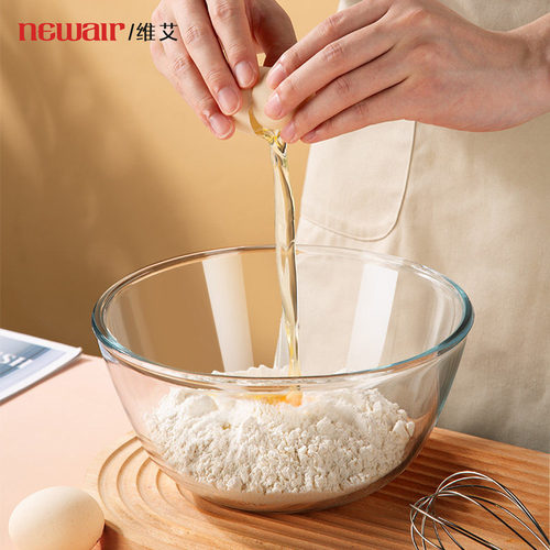 加厚透明高硼硅耐高温玻璃碗