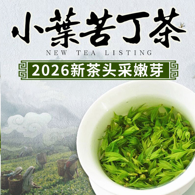 2026新茶 小叶苦丁茶 青山绿水 明前野生嫩芽 峨眉山茶叶250g