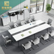 简约现代会议桌办公室家具长条桌椅组合工作台洽谈大桌子电脑长桌