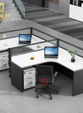 办公家具屏风工作位多人组合创意