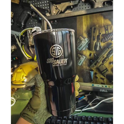 战术水杯西格绍尔周边杯子保温杯