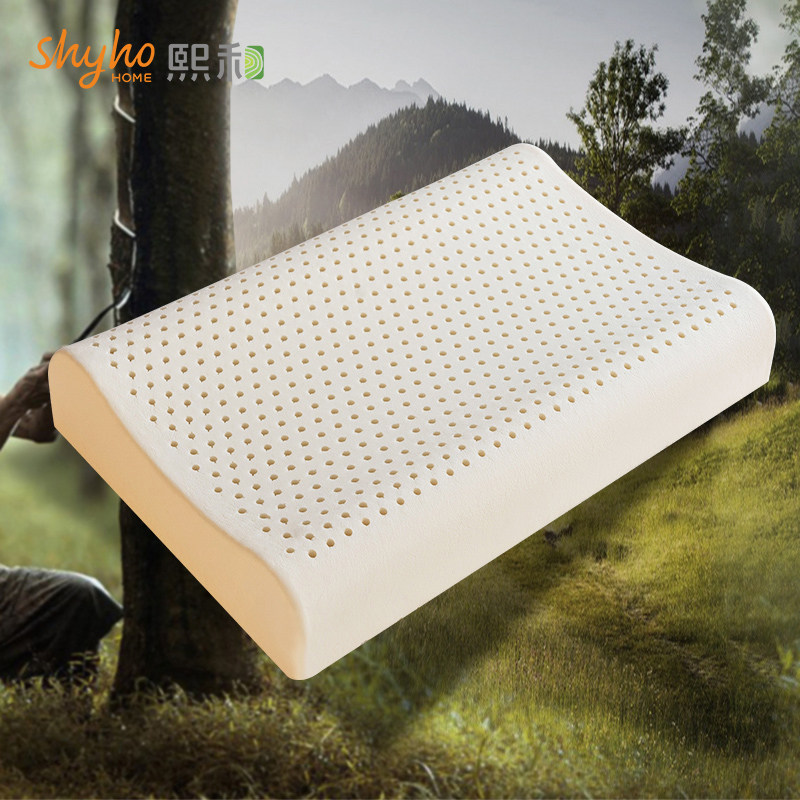 熙和乳胶枕防尘袋可拆洗9cm10cm软硬适中蜂窝透气家居