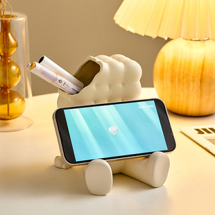 可爱笔筒儿童男孩女孩创意办公室桌面收纳装饰摆件教师节礼物实用