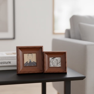 实木相框摆台高级感洗照片做成相框6寸8寸装裱框架