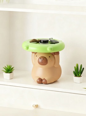 可爱卡通小熊收纳盒桌面装饰摆件