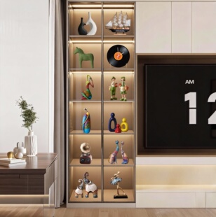 2025新款现代艺术创意摆件酒柜装饰轻奢高档客厅电视柜高级感小众