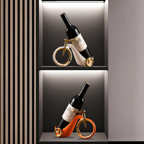 餐厅摆件翻旧事陶瓷红酒架轻奢