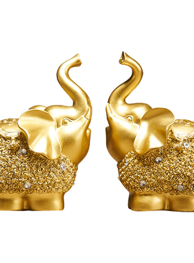 大象客厅酒柜电视柜创意家居玄关软装饰品乔迁新居礼品办公室