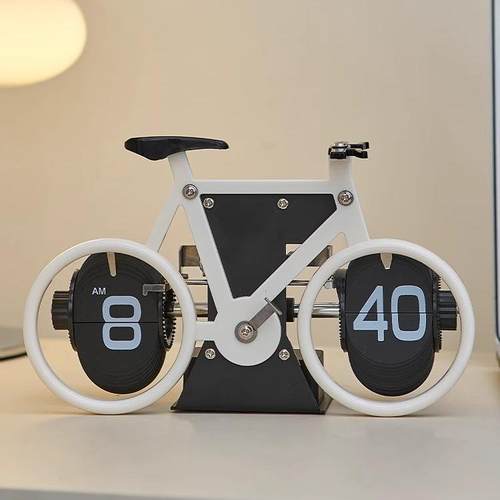 翻旧事自行车翻页时钟