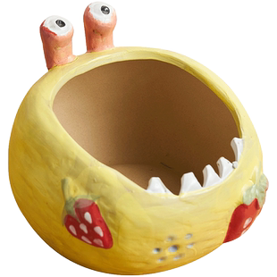 怪兽烟灰缸桌面家用客厅电竞房创意可爱搞怪卡通高级感小众送礼物