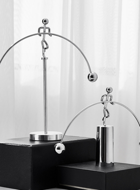 北欧创意简约h牛顿摆件办公桌面玄关电视柜酒柜摆设家居装饰品