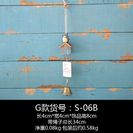 日式风铃小挂饰家居卧室可爱萌物门饰装饰品创意生日礼物铃铛挂件
