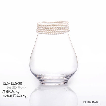 现代简约创意家居水培玻璃透明花瓶花器摆件假花仿真装饰个性大号