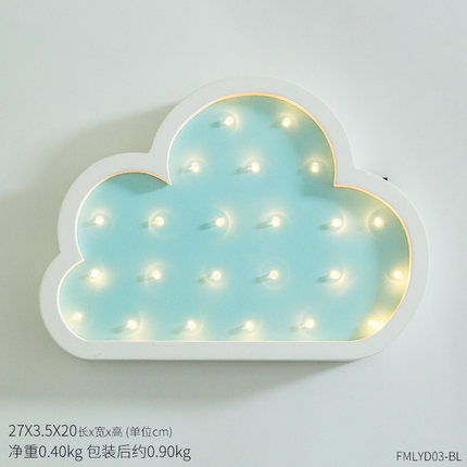 ins创意少女心LED灯壁挂墙面装饰品女生房间墙上挂件墙壁挂饰礼物