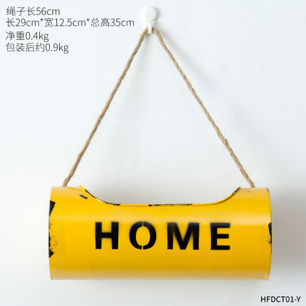 美式复古仿真植物壁挂花盆墙上挂件墙壁装饰品咖啡厅餐厅墙面墙饰