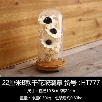 zakka创意动物玻璃罩摆件家居客厅室内电视柜服装店装饰品小摆设