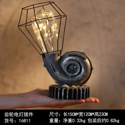 美式工业风酒柜装饰品摆件创意酒吧咖啡厅餐厅橱窗服装店铺小摆设