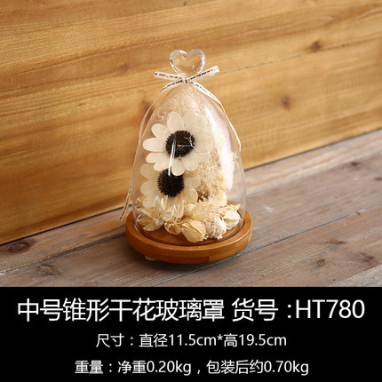 zakka创意动物玻璃罩摆件家居客厅室内电视柜服装店装饰品小摆设