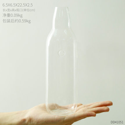 创意个性墙上水培插花花瓶壁挂玻璃透明干花小清新墙壁装饰品挂件