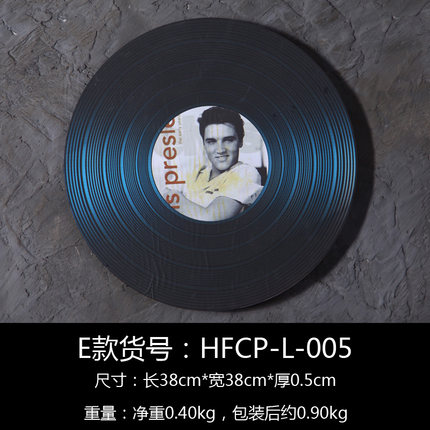 客厅墙面软装饰品复古黑胶唱片木板画壁挂创意酒吧墙挂墙饰小挂件