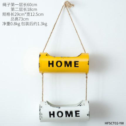 美式复古仿真植物壁挂花盆墙上挂件墙壁装饰品咖啡厅餐厅墙面墙饰