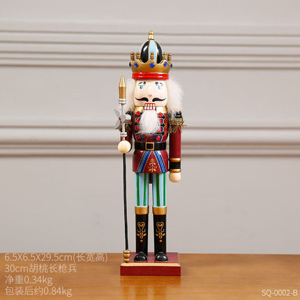 创意木偶酒柜装饰品摆件家居客厅房间书柜电视柜胡桃夹子小工艺品