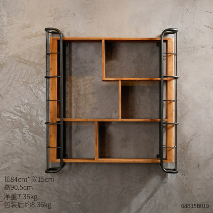 复古客厅房间墙上挂件创意家居酒吧餐厅墙壁墙面装饰品置物架壁挂