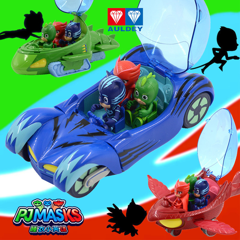 睡衣小英雄玩具新款豪华车猫小子猫车猫头鹰女鹰翔机飞壁侠机动车
