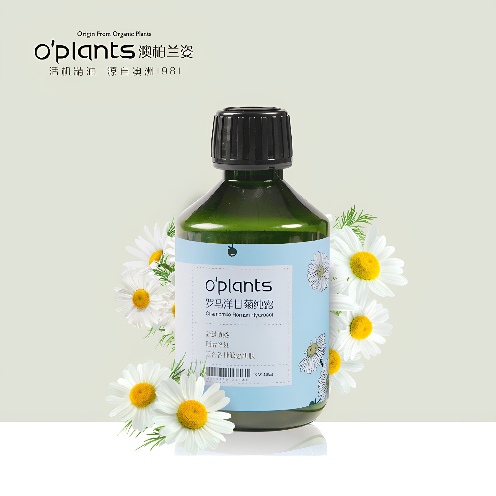 oplants罗马洋甘菊纯露 源自澳洲 补水湿敷喷雾