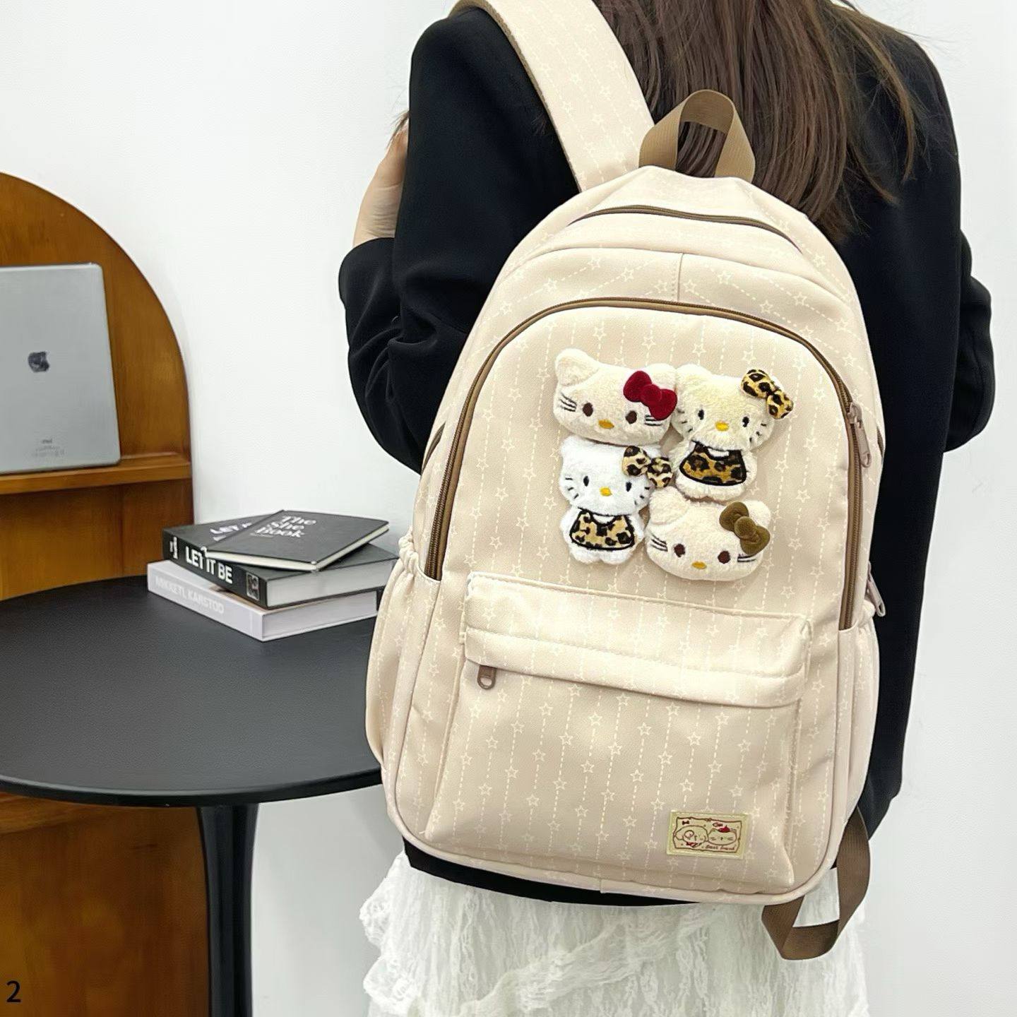 2026新款时尚潮流百搭学院风初高中小学生书包双肩背包沐沐3283,箱包皮具/热销女包/男包,双肩背包,淘宝优惠券,粉丝福利购,淘宝优惠卷