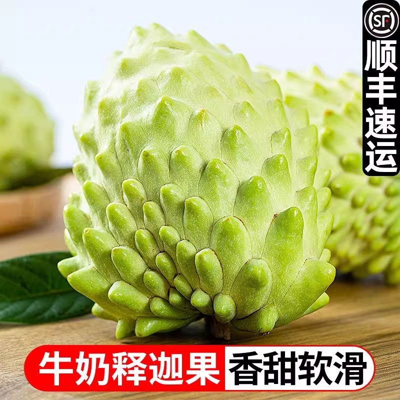 【顺丰包邮】海南凤梨释迦牛奶释迦新鲜番荔枝孕妇水果礼盒应季,水产肉类/新鲜蔬果/熟食,番荔枝/释迦,淘宝优惠券,粉丝福利购,淘宝优惠卷