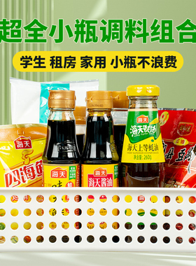 调料组合小瓶宿舍小份全套各种炒菜套装海天酱油醋调味料旅行装食