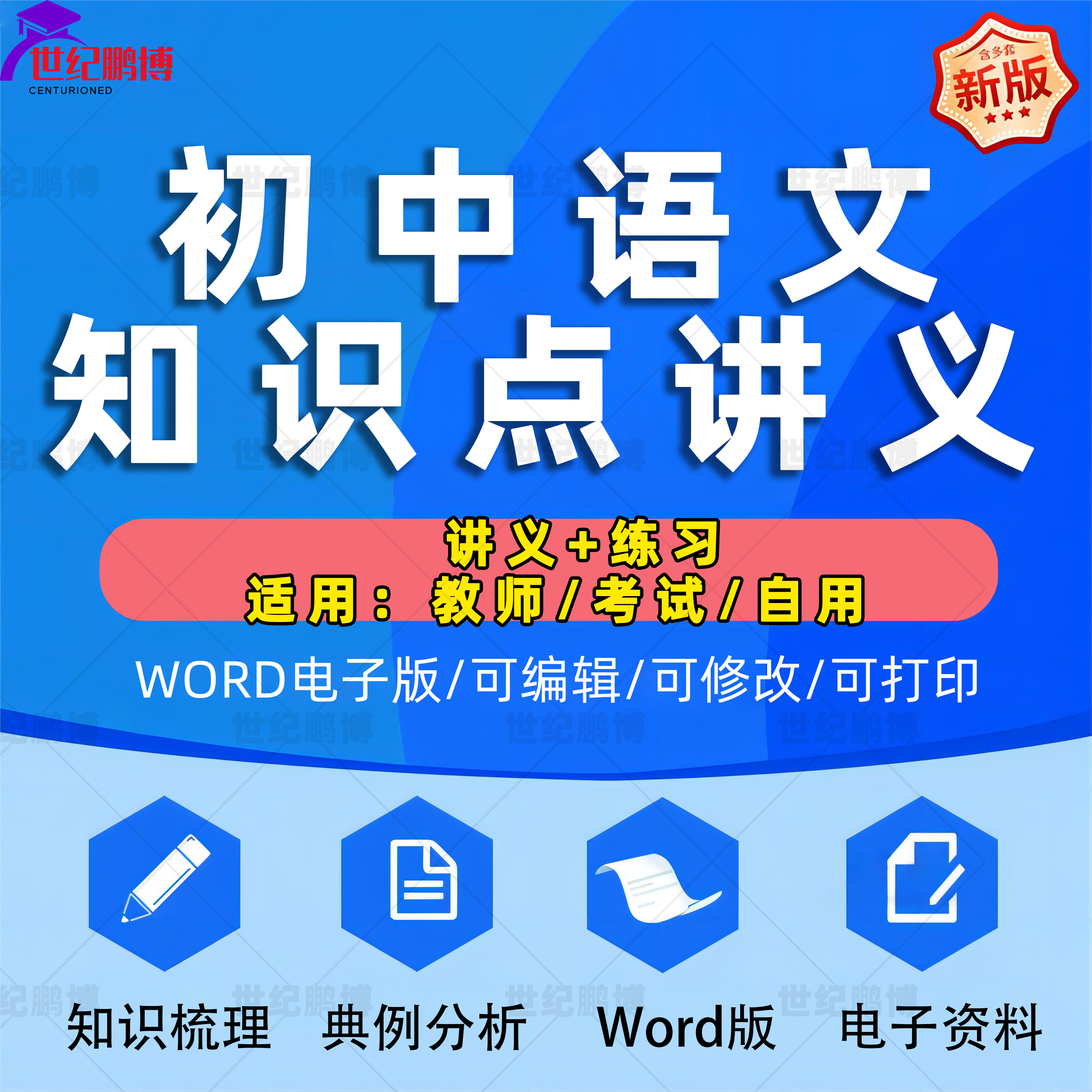 初中语文知识点大全讲义中考语文清单复习专题789同步练习Word知识点梳理典例分析电子版资料巩固拓展训练